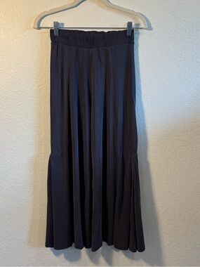 COA High Waist Gray Modal Soft Wide Leg Cropped Pants Size Small
